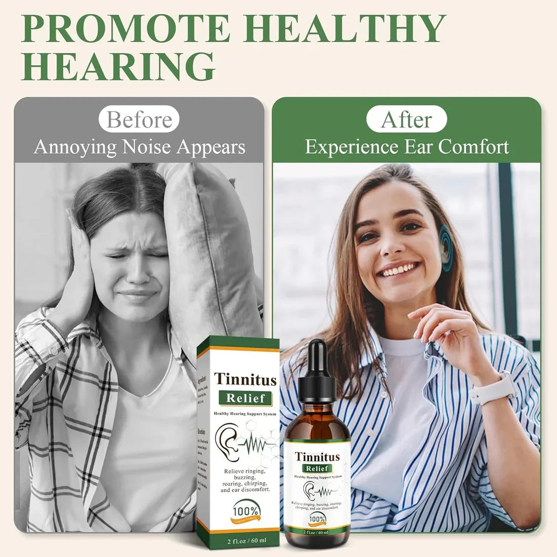 Herbal Tinnitus Relief Ear Drops – کان کےتمام مسائل کےلیے